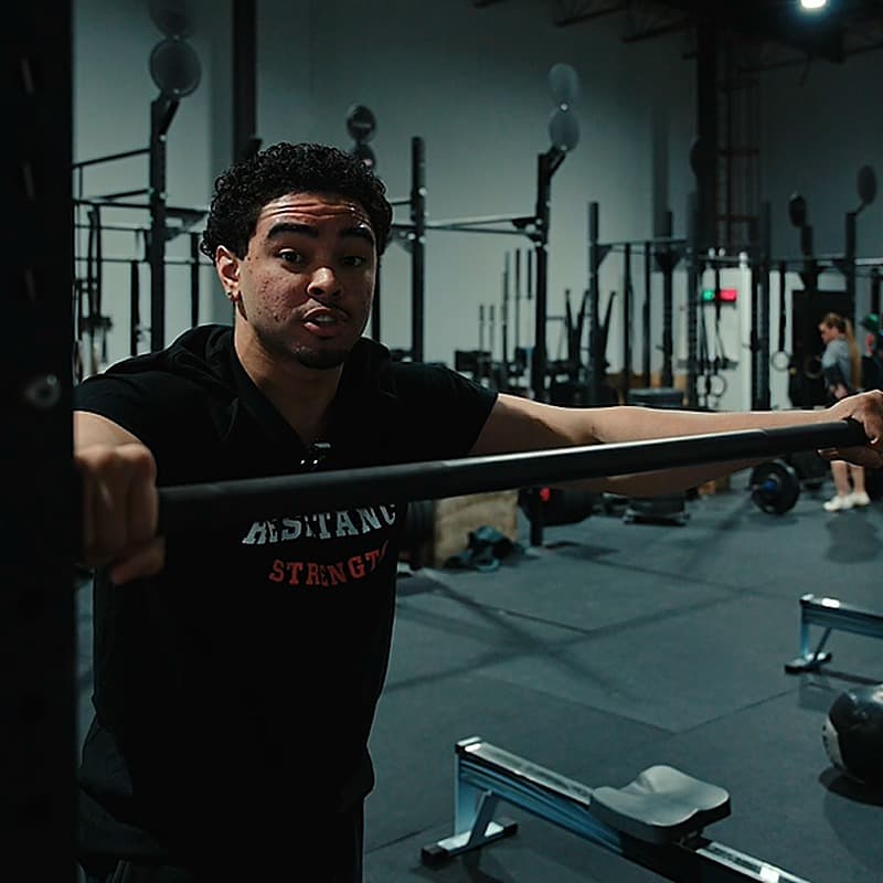 Yan, staff at Resistance Strength Allentown gym