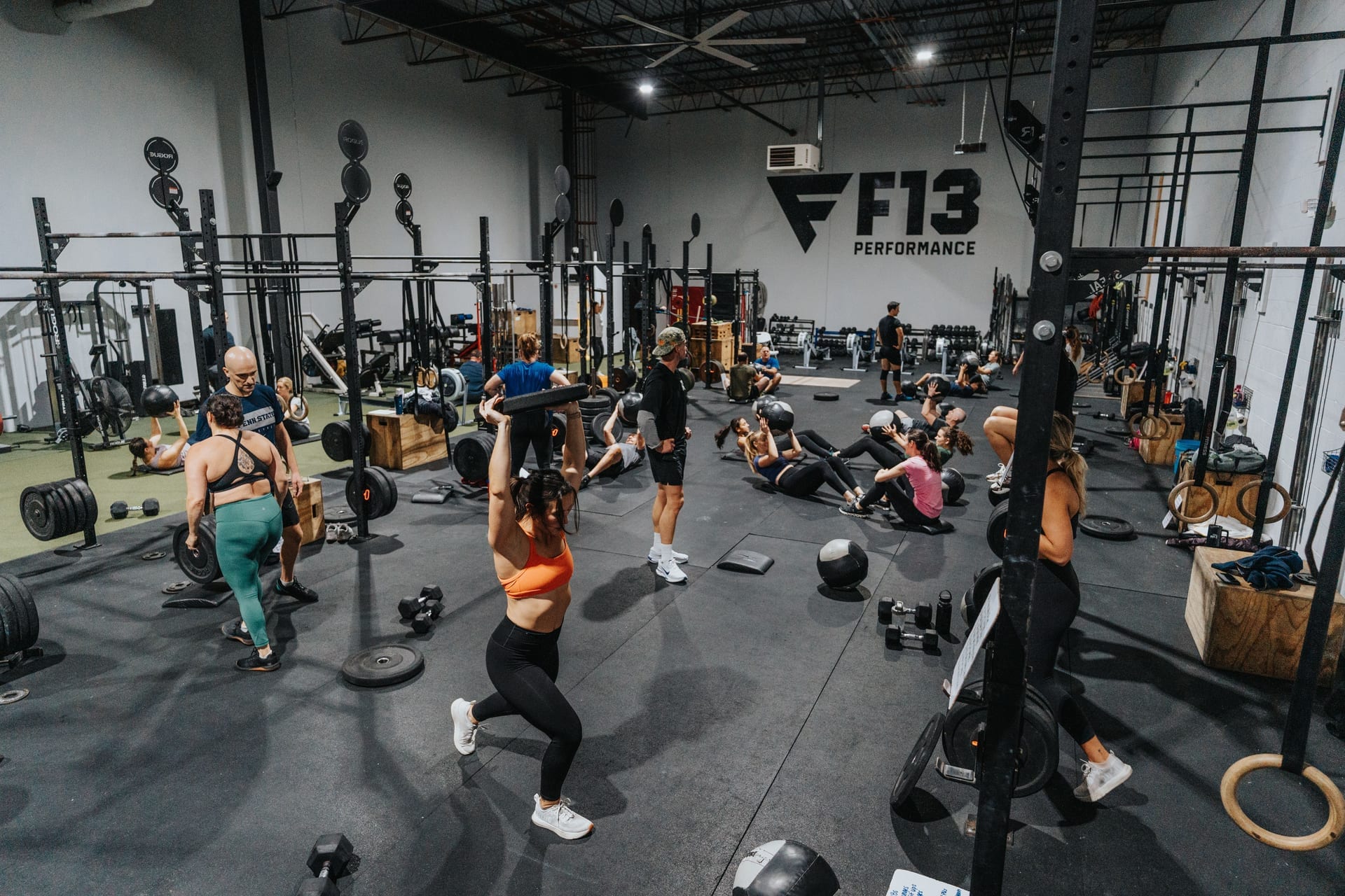 Full HYROX and strength class at F13 Performance Center Allentown PA, unlimited F13 access plus 24/7 Resistance Strength floor
