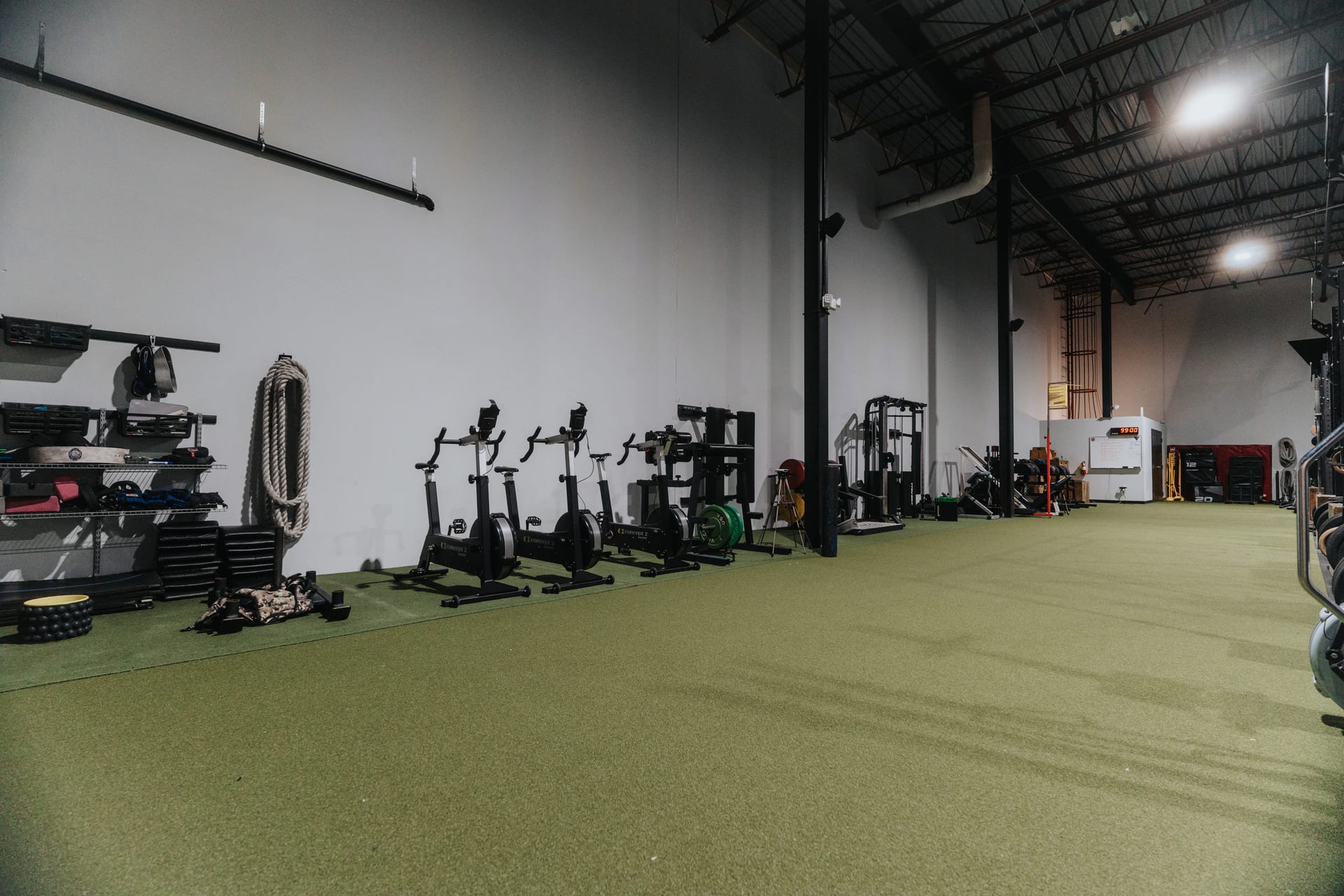 Turf training area at F13 Performance Center Allentown PA, individualized sport performance programming for student athletes